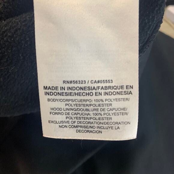 Nike Men's Pullover Graphic Hoodie Drawstring Long Sleeve Black Size Small - Picture 4 of 5